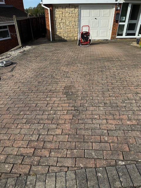 Driveway Cleaning Bristol Before Image