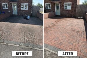 driveway cleaning bristol before and after