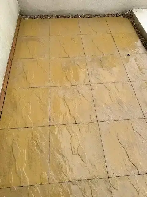 Professional patio cleaning and algae removal treatment Bristol
