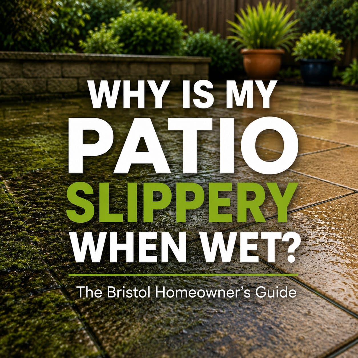 why is my patio slippery square featured